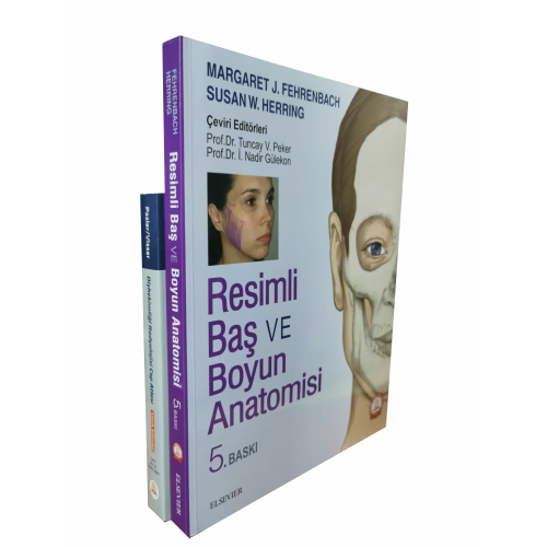 Resimli Baş ve Boyun Anatomisi ve Diş Hekimliği Radyolojisi Cep Atlası 2 li Set
